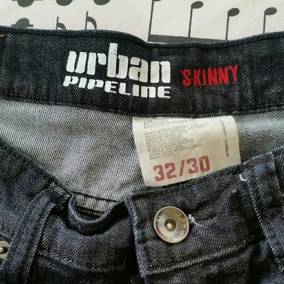***SOLD*"*Men's Urban Pipeline Black Jeans - Picture 4 of 4